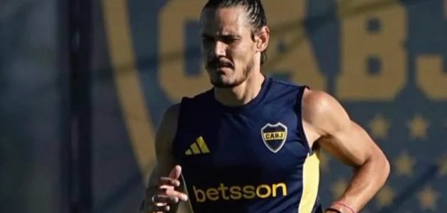 كافاني يبدأ استعداداته مع بوكا جونيورز بحذر بسبب الإصابات